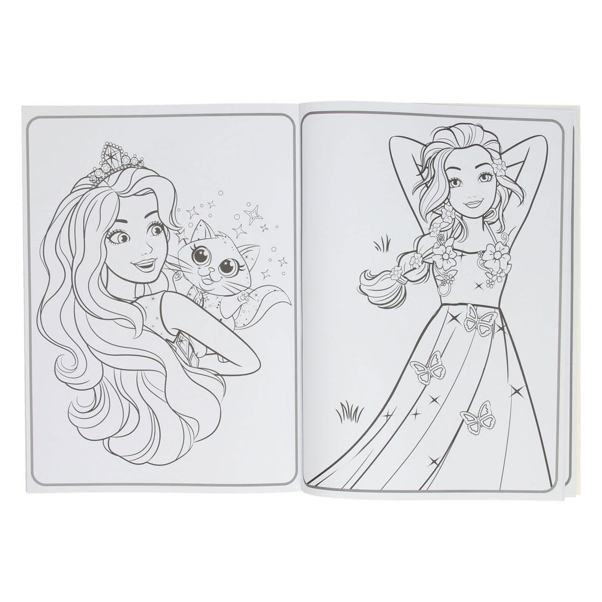 Boek specials nederland bv barbie colorama kleurboek