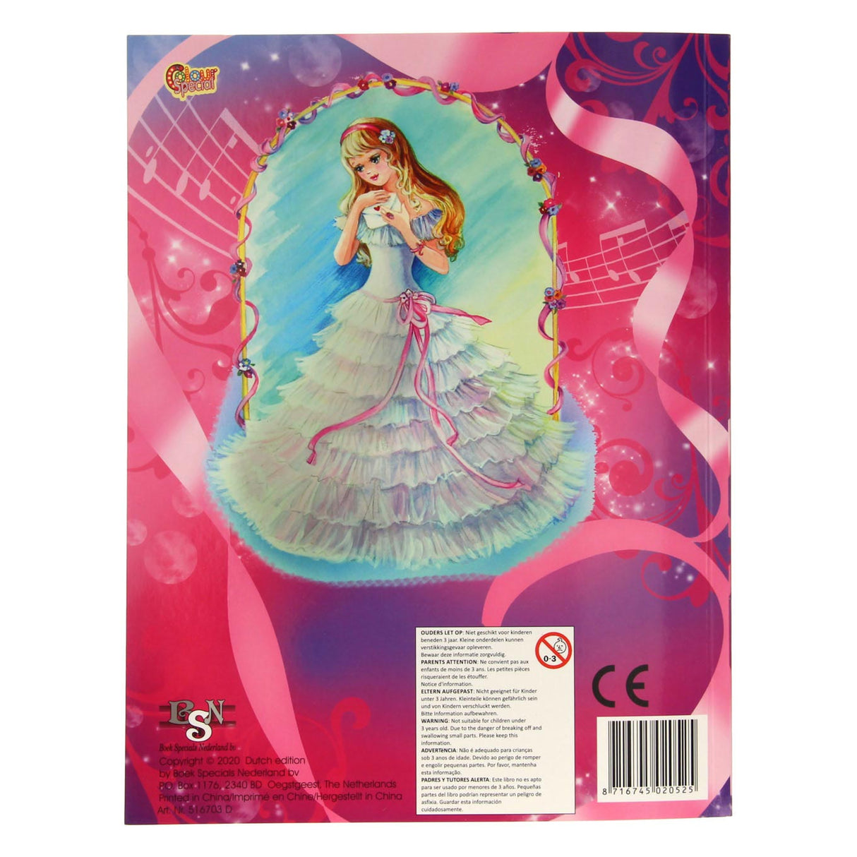 Buch Specials Nederland BV Farbbuch mit Wascokrijjes, 12st.