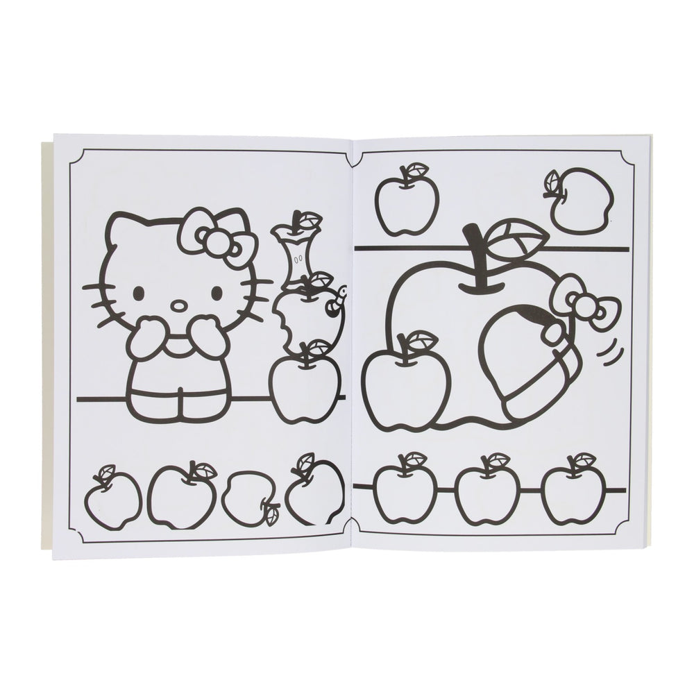 Super Color Coloring Book Hello Kitty with Pencils