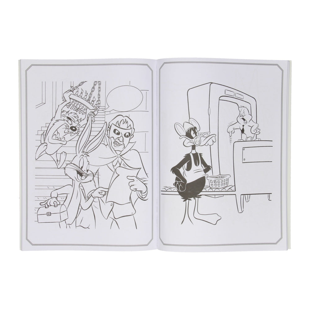 Warner Bros Color Coloring Book Looney Tunes with Stickers