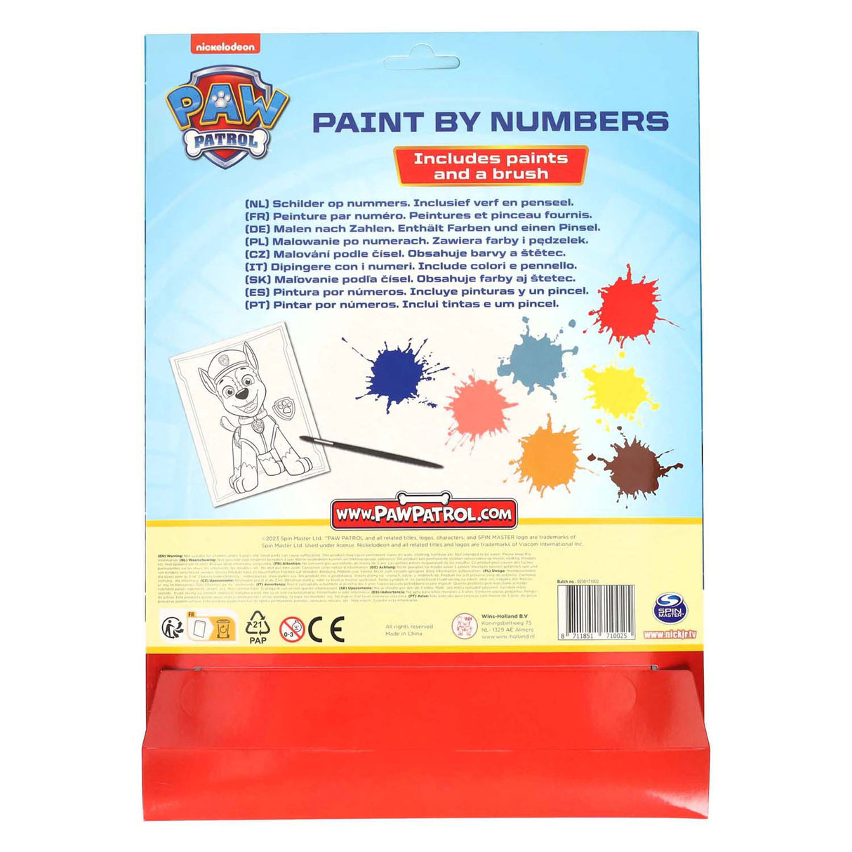 Wins Holland color by number paw patrol