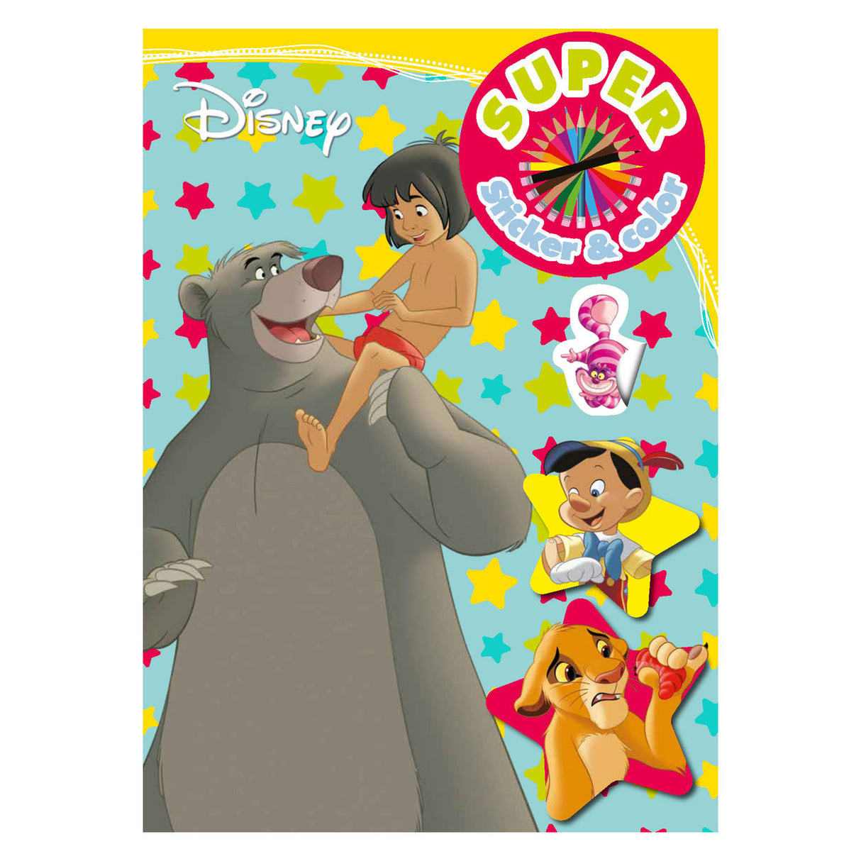 Buch Specials Nederland BV Disney Classics Super Sticker Farbbuch