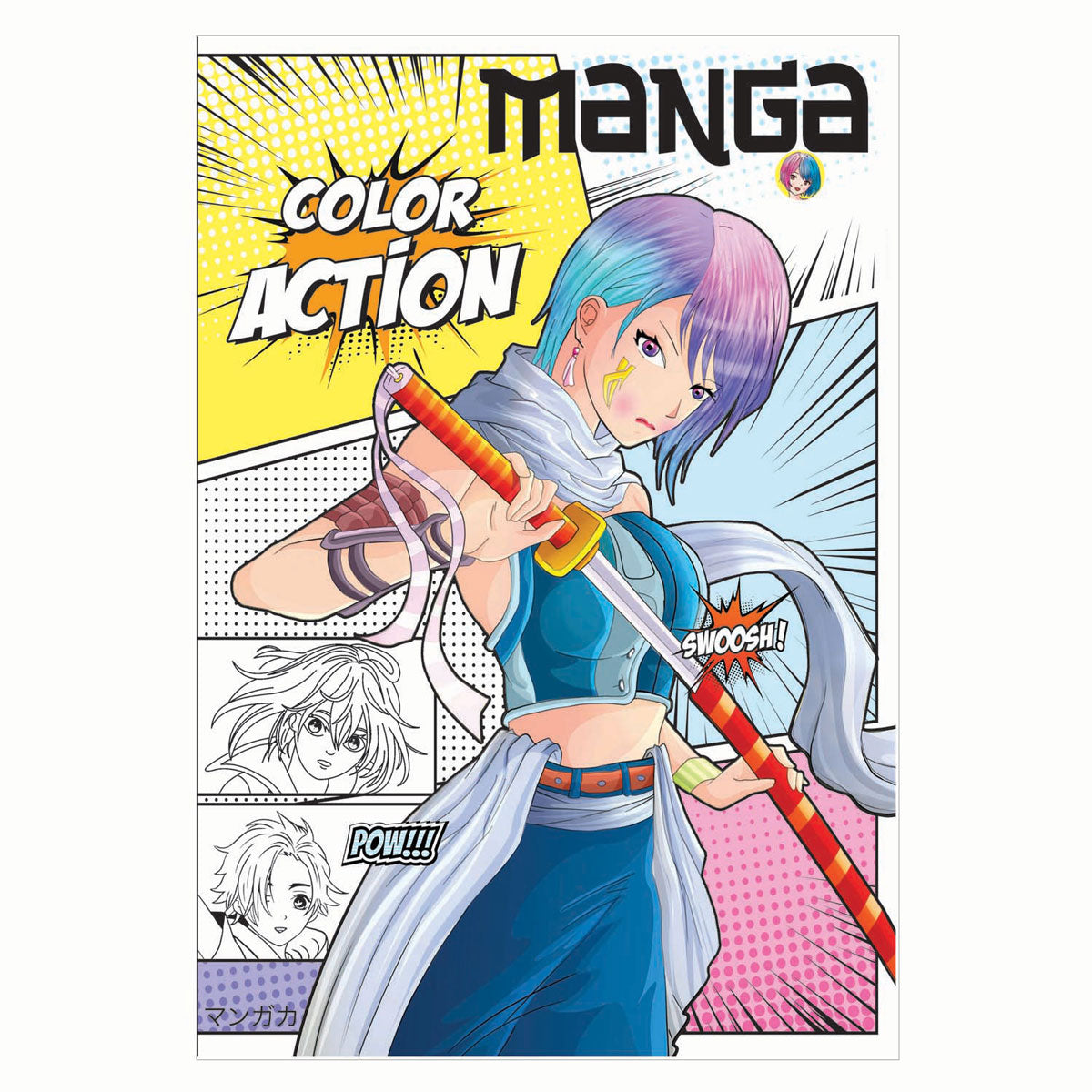 Book specials Netherlands bv manga color action coloring book