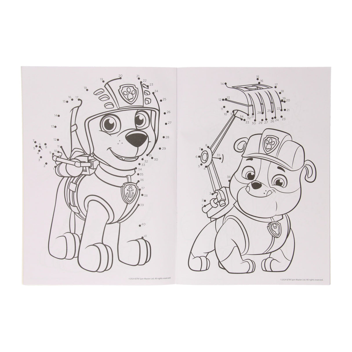 Wins holland connect the dots coloring book paw patrol