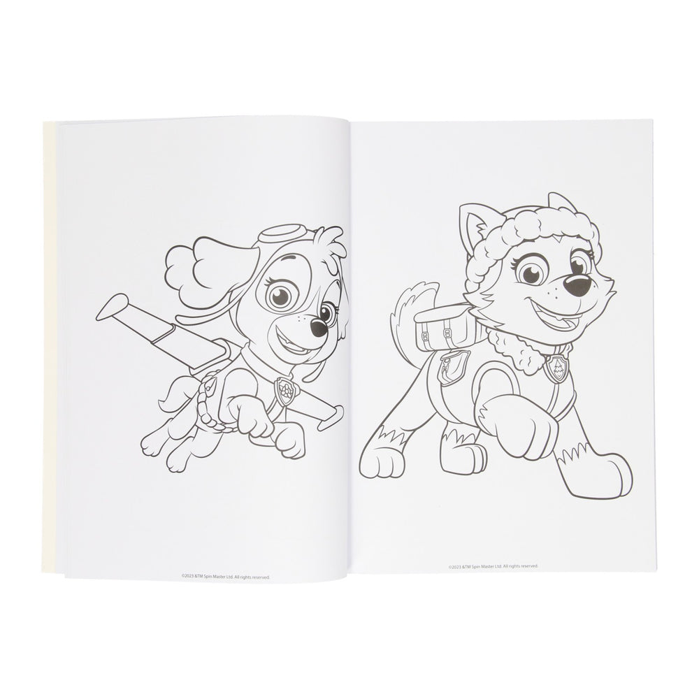 Wins holland coloring book paw patrol, 128 pages.