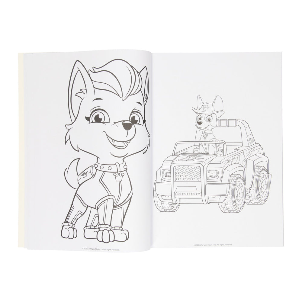 Wins holland coloring book paw patrol, 128 pages.