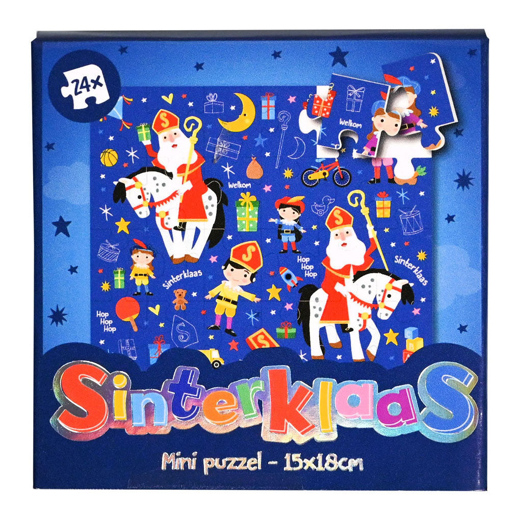 Wins Holland Mini Puzzle Sinterklaas, 24 Stk.