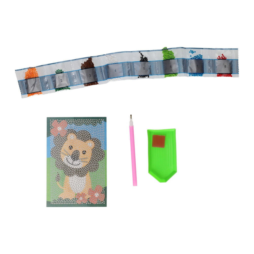 Gana la pintura de diamantes de Holanda - Lion