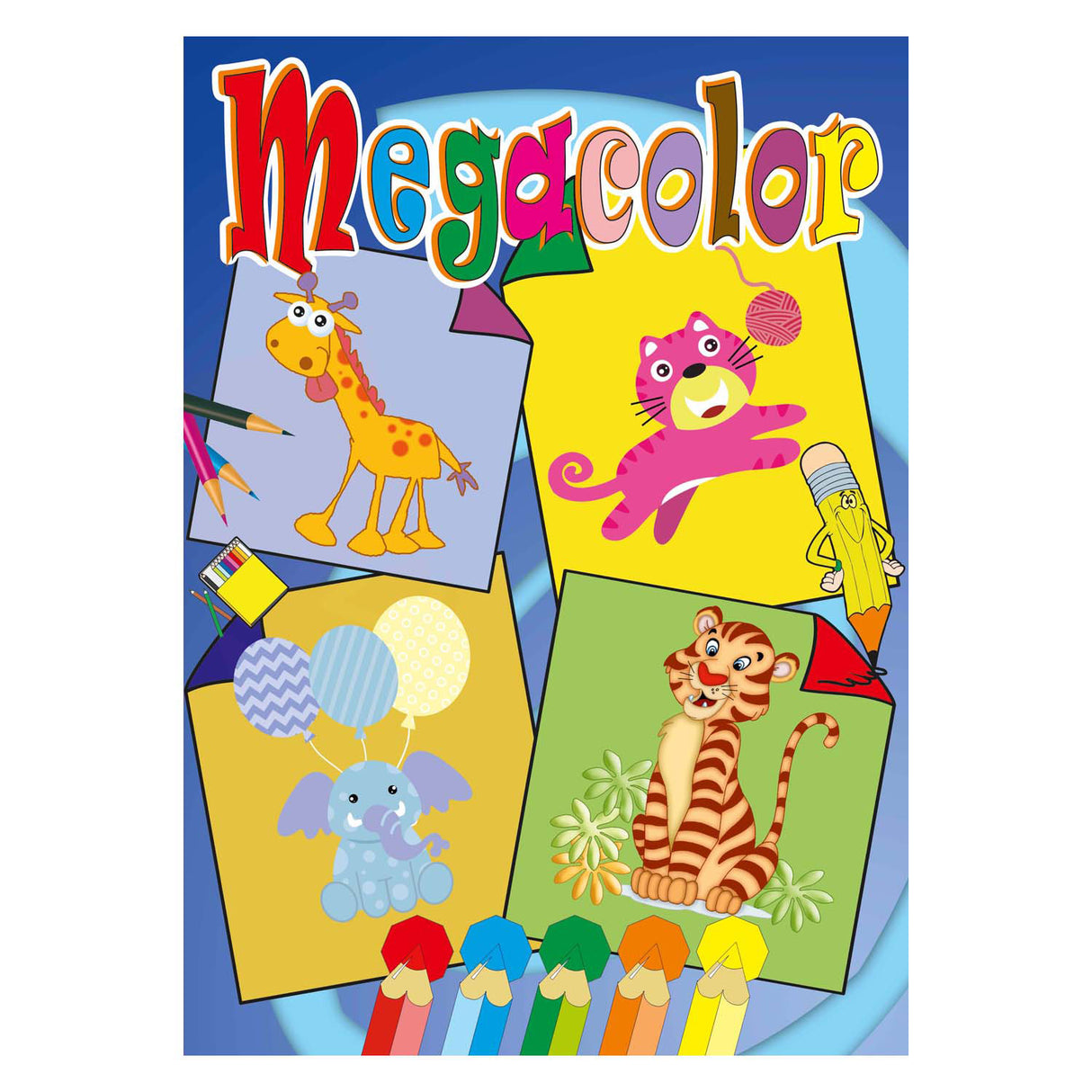 Book specials Netherlands BV megacolor coloring book animals