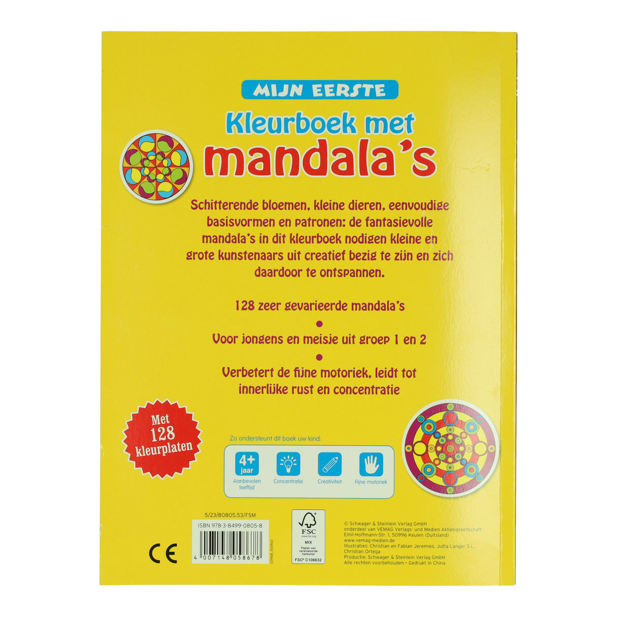 Wins holland mijn eerste kleurboek met mandala's
