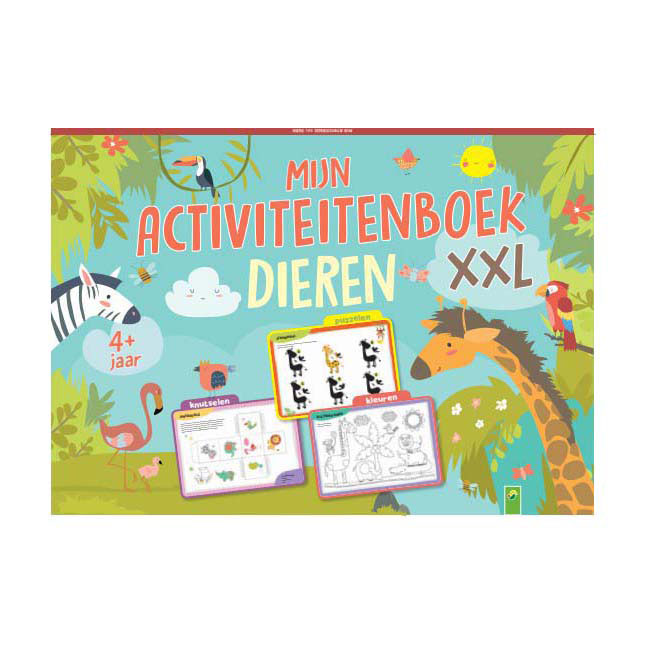 Wins Holland my activity book xxl животни - страници за оцветяване и пъзели