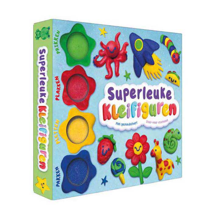Rebo publishers superleuke kleifiguren - 4 kleuren klei