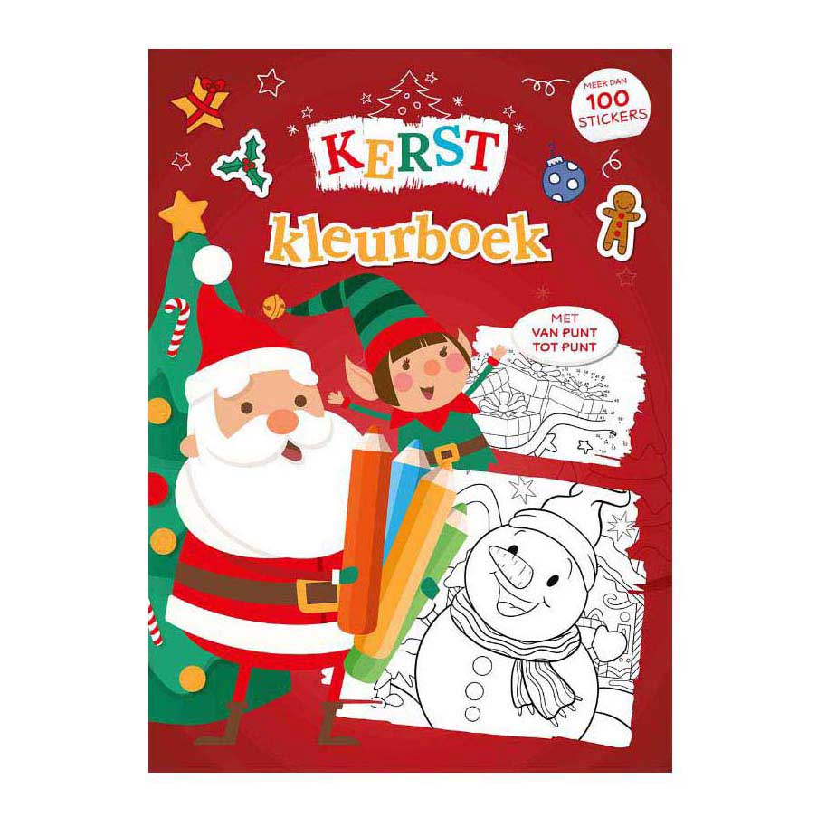 Rebo publishers kerst kleurboek