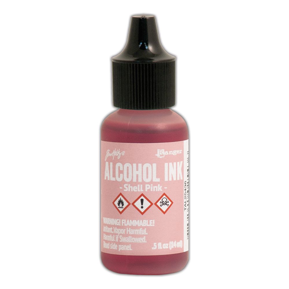 Tinta Ranger Ranger • Tim Holtz Tinta Álcool Shell Rosa 14ml