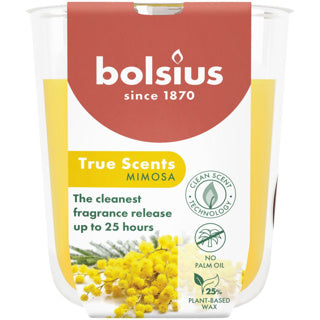 Bolsius vaso perfumado aromas verdaderos mimosa 80 73 | 3 piezas