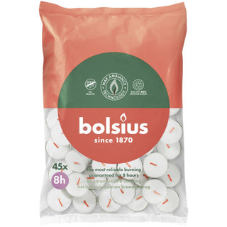 Bolsius tea light 8-hour bag 45