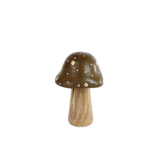 No brand sculpture mushroom peter mango 9x8x13cm