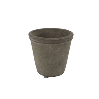 Inget märke kruka mörkgrå kono 9 cm | 6 stycken