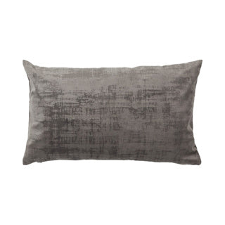 No brand vintage velvet cushion gray 30x50 cm