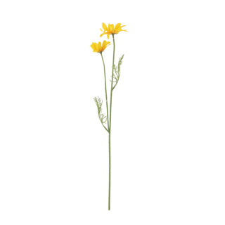 No brand artificial flower daisy yellow silk 56cm