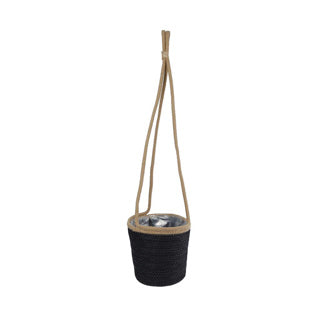 No brand hanging basket conical arno m black pot 17 | 5 pieces