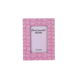 No brand photo frame masie pink (10x15) 16x21,5x1cm wood enamel