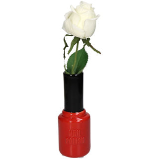 No brand vase vernis à ongles rouge
