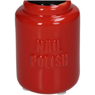 No brand vase vernis à ongles rouge