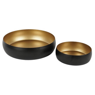 Scale Gold Matt Black 14,5 cm 2 Assorti Set de 2