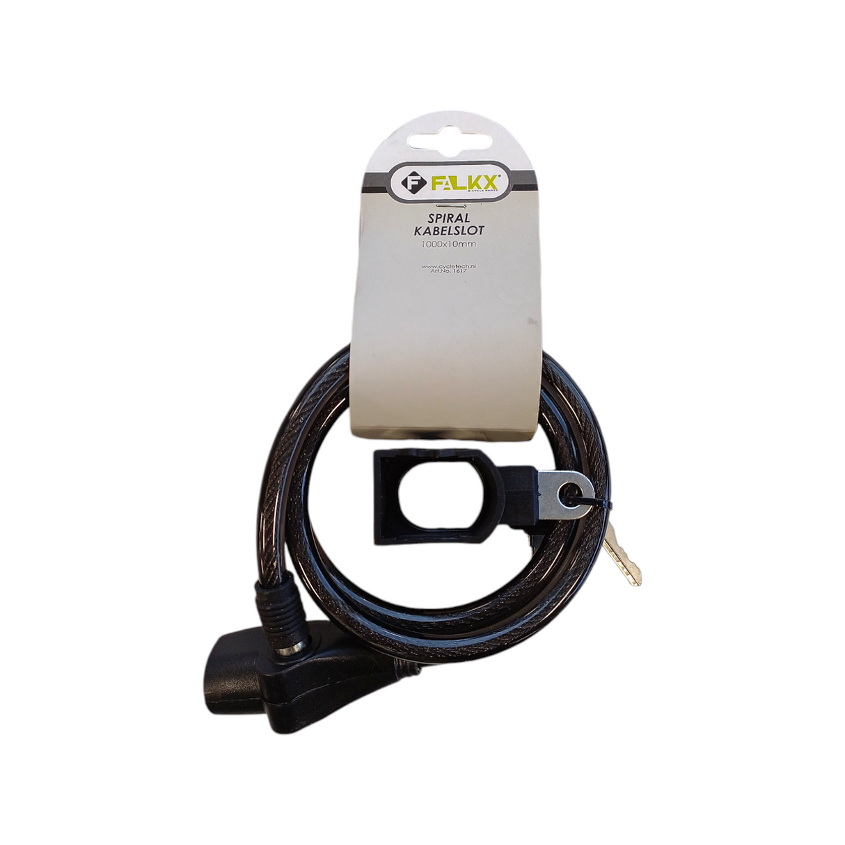 Falkx -Spiralkabelschloss 1000x10 mm Assorti