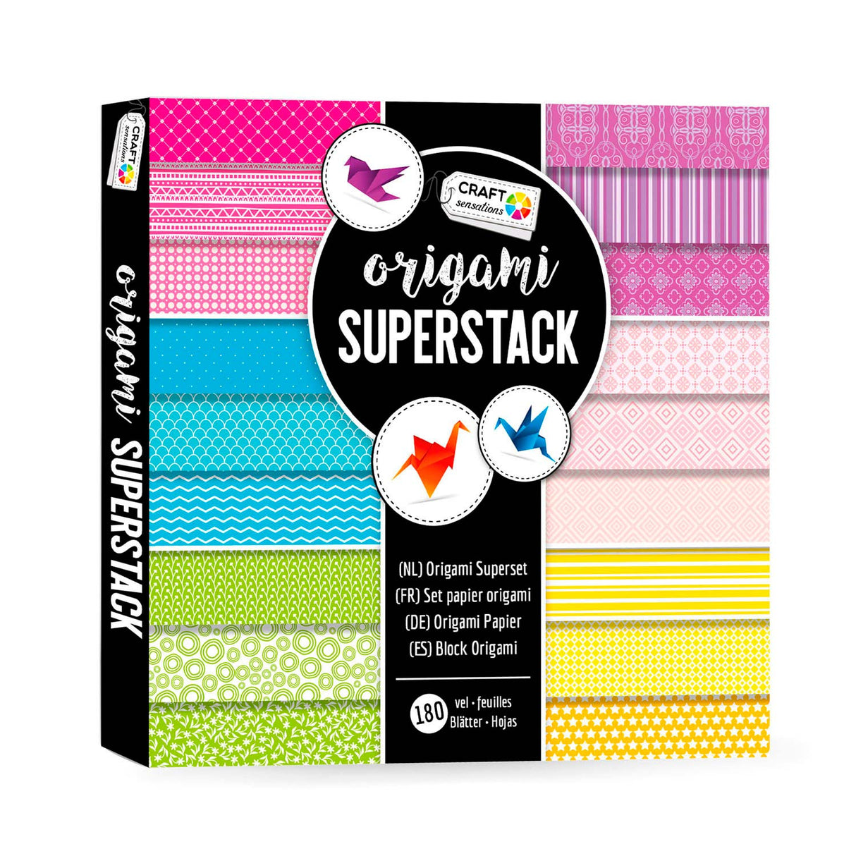 Creative Craft Group Origami Superpack, 180 sheets
