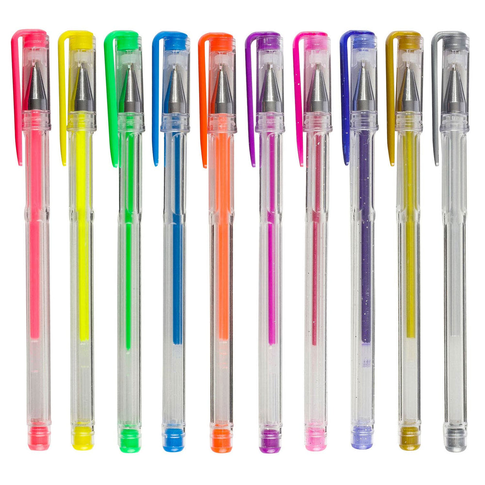 Gel pens, 10 pcs.