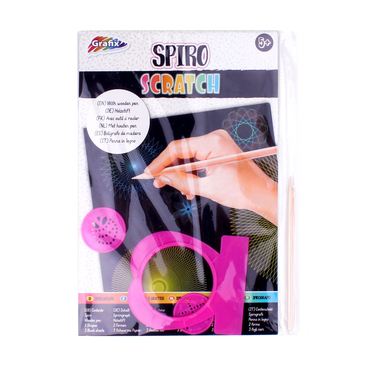 Scratch Set avec des spirales