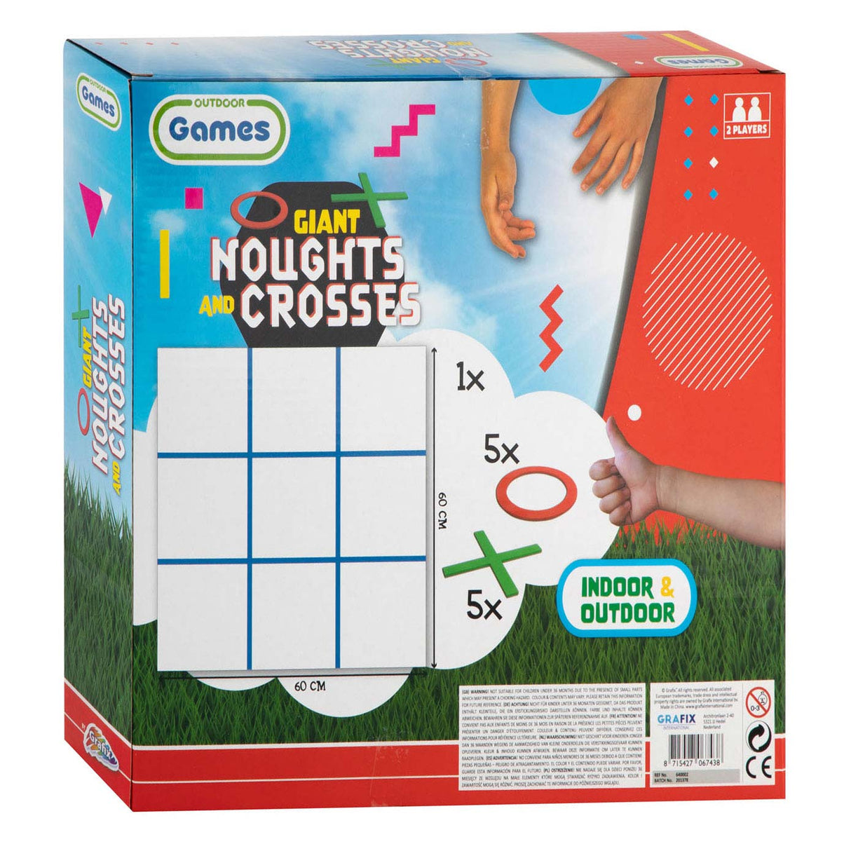 Creative craft group giant tic tac toe game