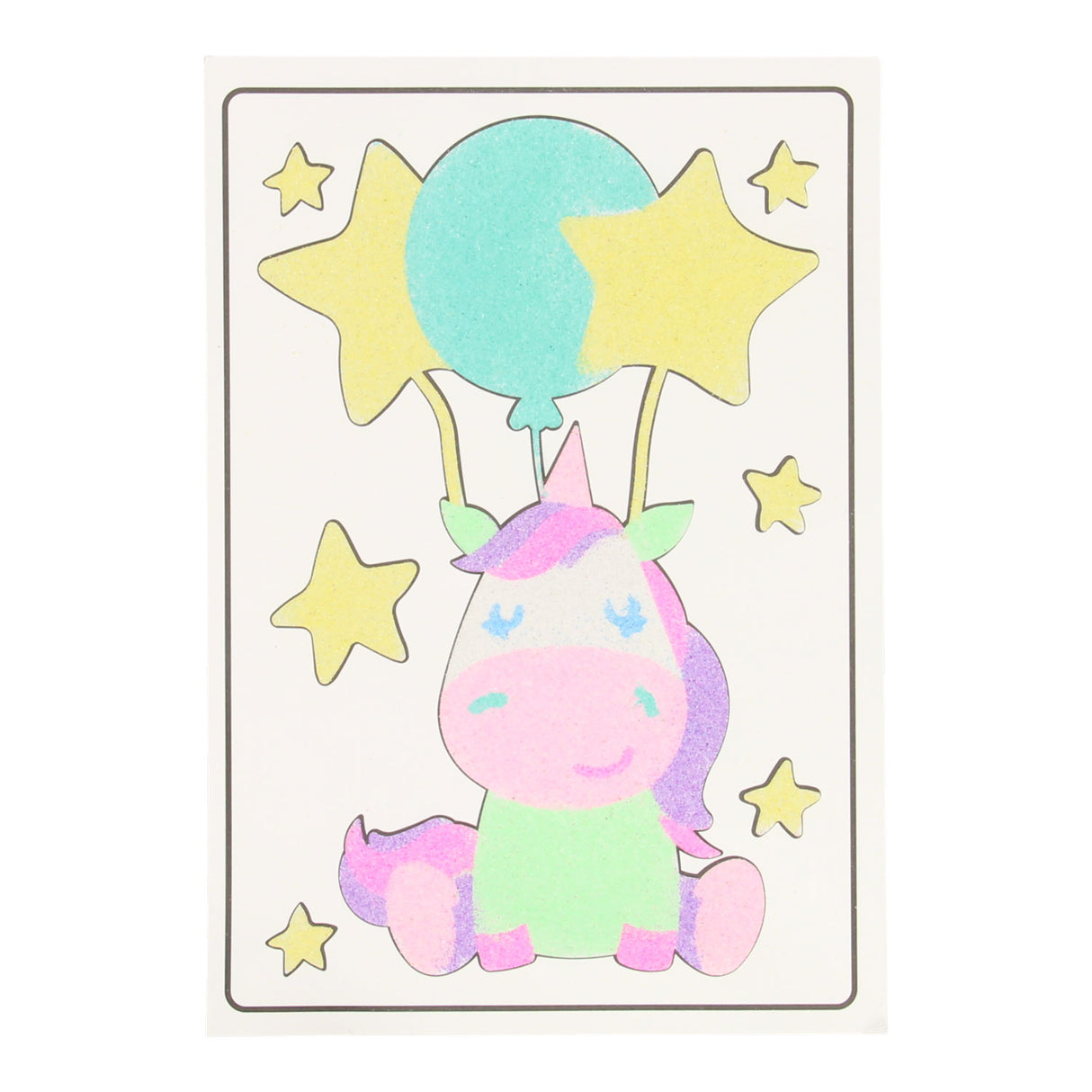 Kreatives Bastelgruppen-Bastelset Sandkunst - Lama