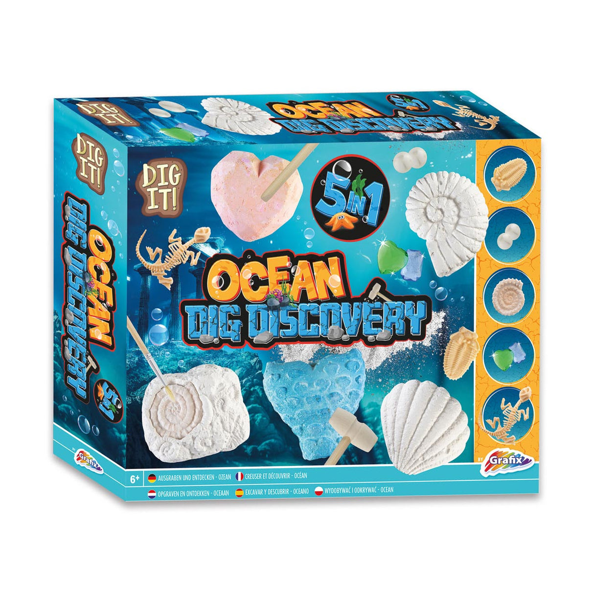 Grafix Изкопайте и открийте 5в1 океан