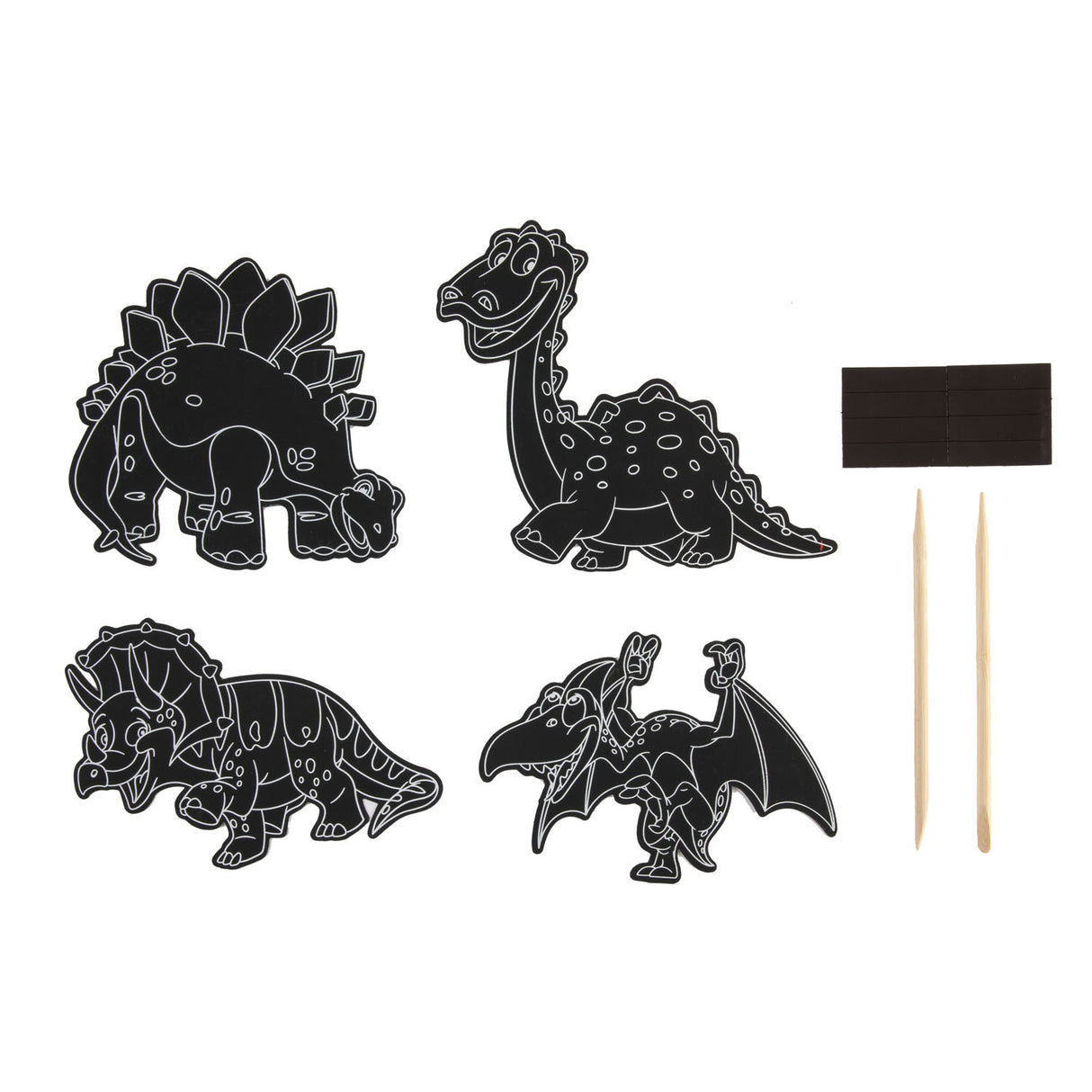 Scratch Set Magnet Fairies, 10st.