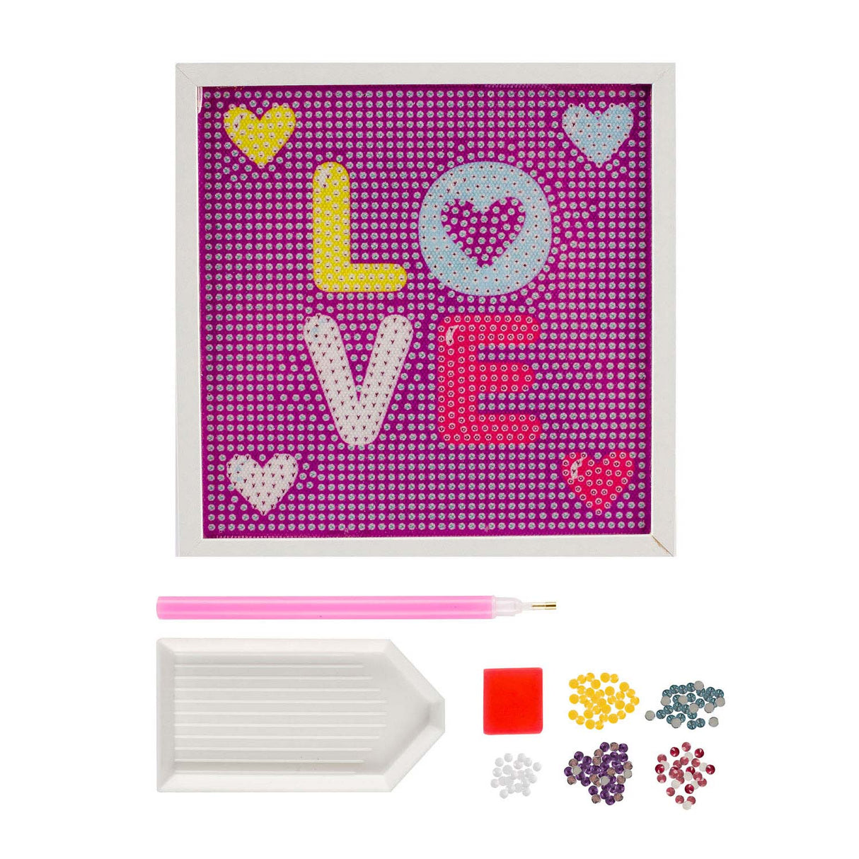 Craft set Diamond Painting 'LOVE'