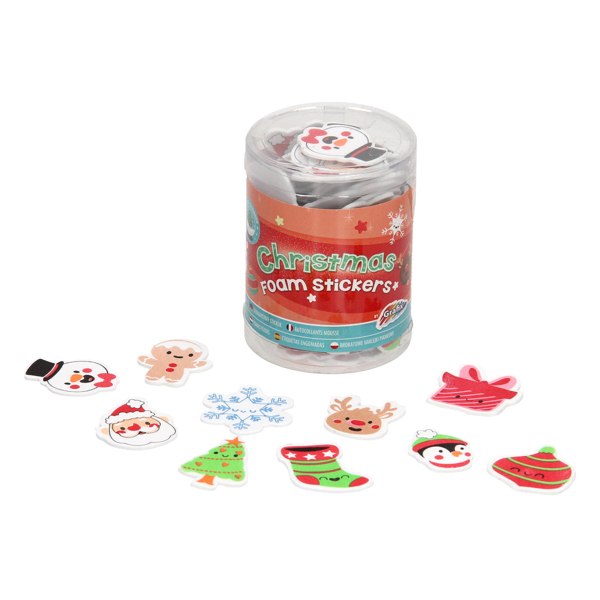 Grafix Foam Stickers Christmas