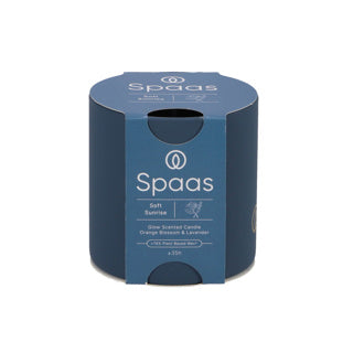 Spaas glow scented candle 35 hours - soft sunrise