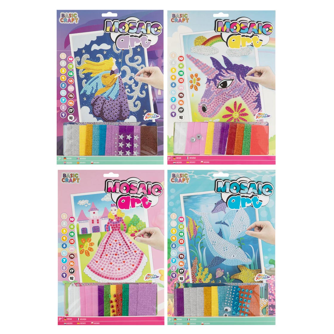 Grafix Mosaik Konscht Handwierk Set Dream World