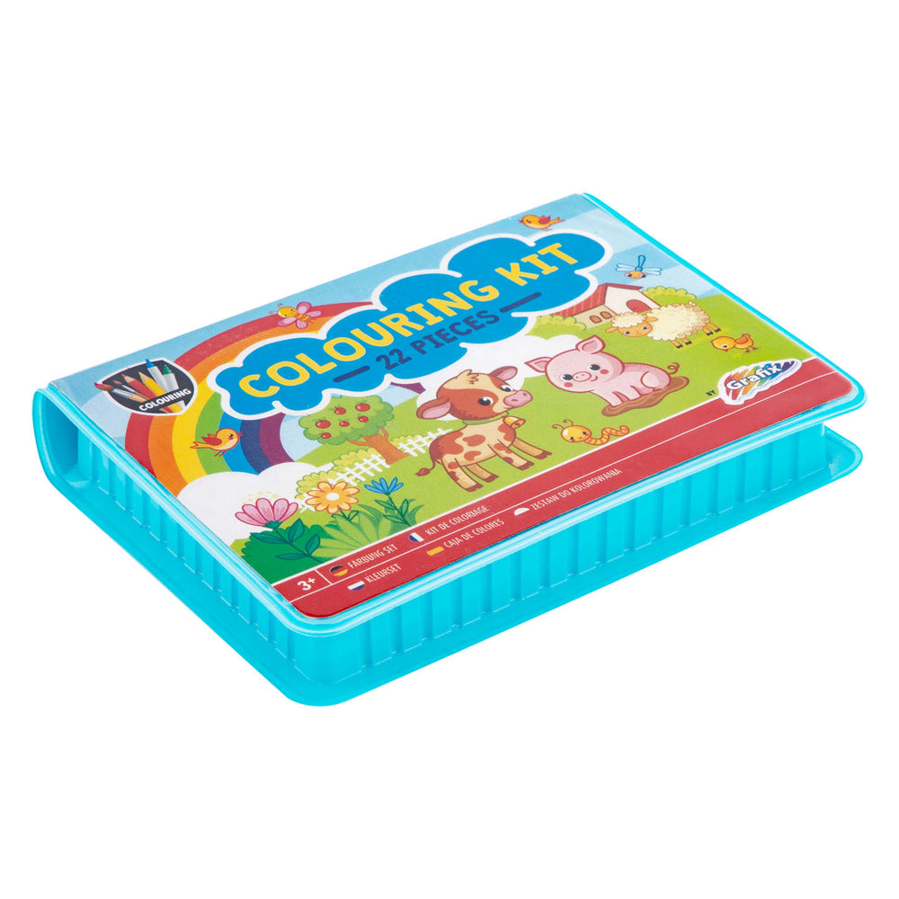 Grafix colour case small farm, 22 pcs.