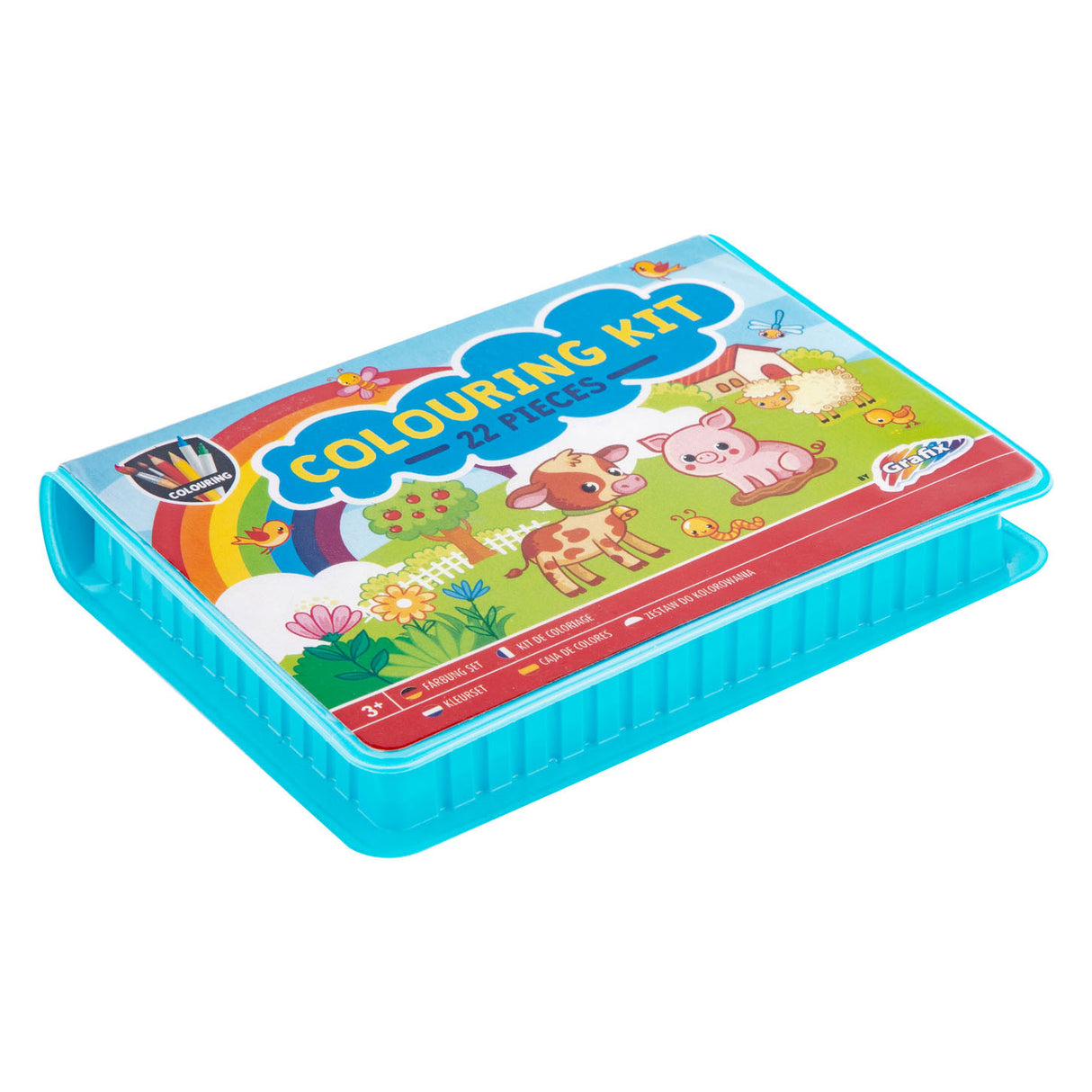 Grafix colour case small farm, 22 pcs.