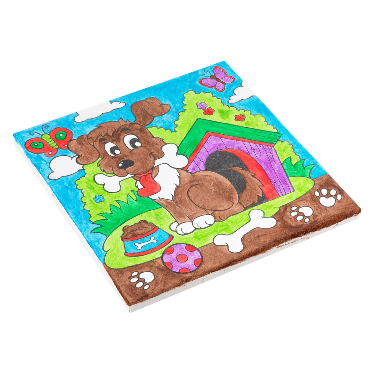 Tapyba pagal skaičius – Šuo narve