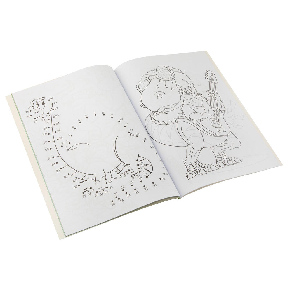 Color de artesanía creativa y libro de actividades Dino, 64pag.