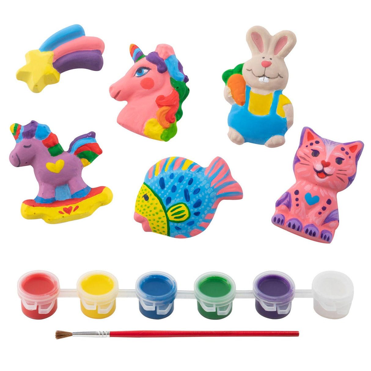 Einfach und lackieren Gips - Einhorn