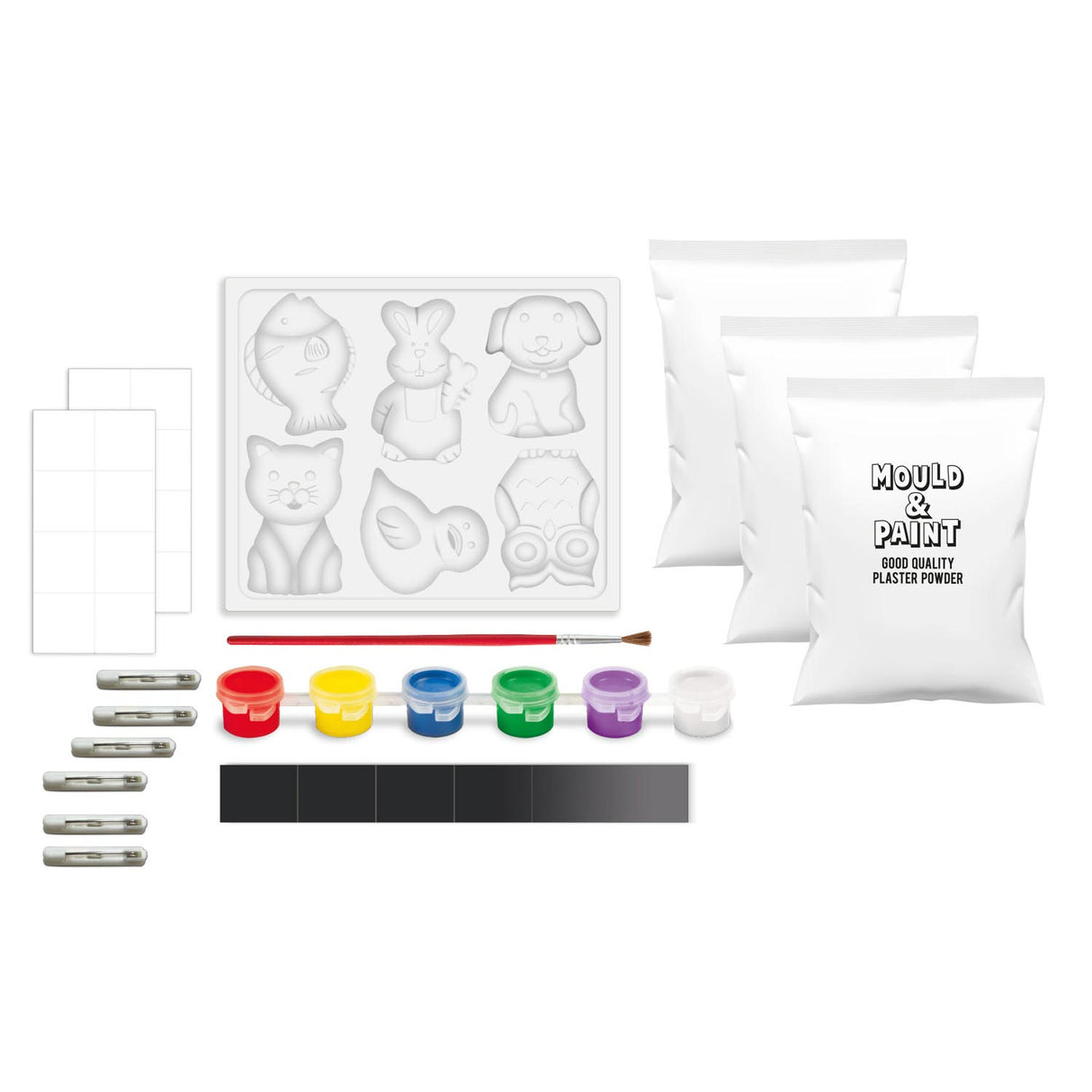 Plain y pintar yeso - Queridos animales