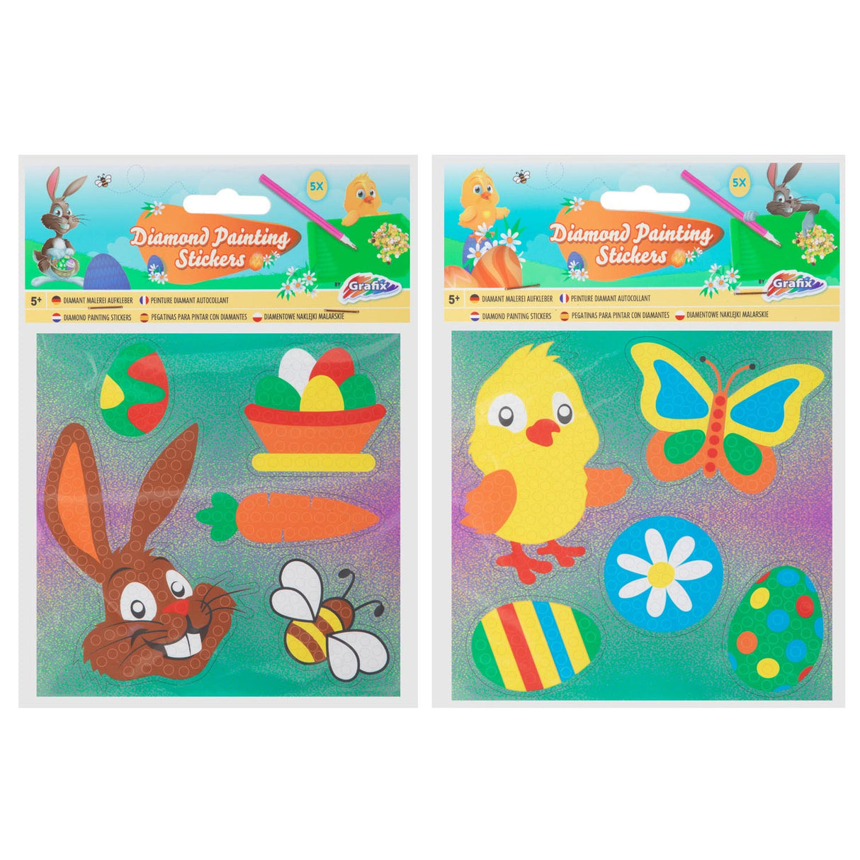 Grafix diamond painting stickers Easter