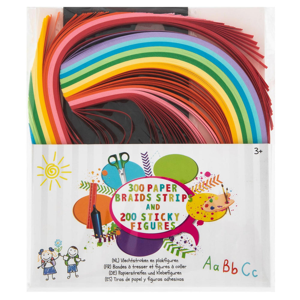 Grafix braiding strips and shapes, 500 pcs.