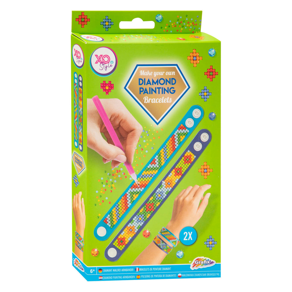 Diamond Painting Bracelets Green, 2 pcs.